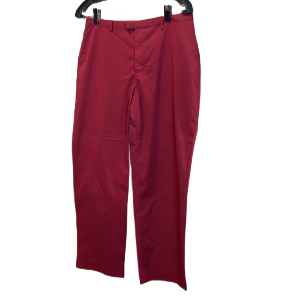 Banana republic red high waist pants size 10